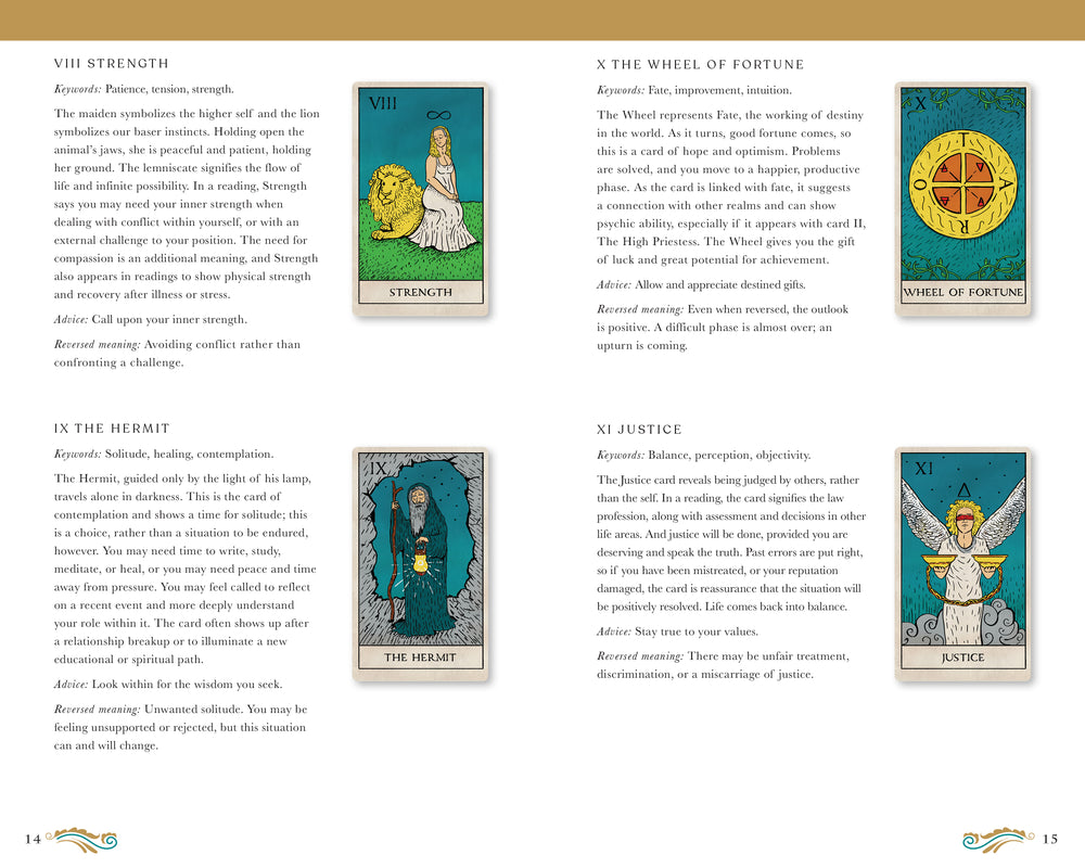 Classic Tarot Deck and Guidebook | Carpe Diem With Remi