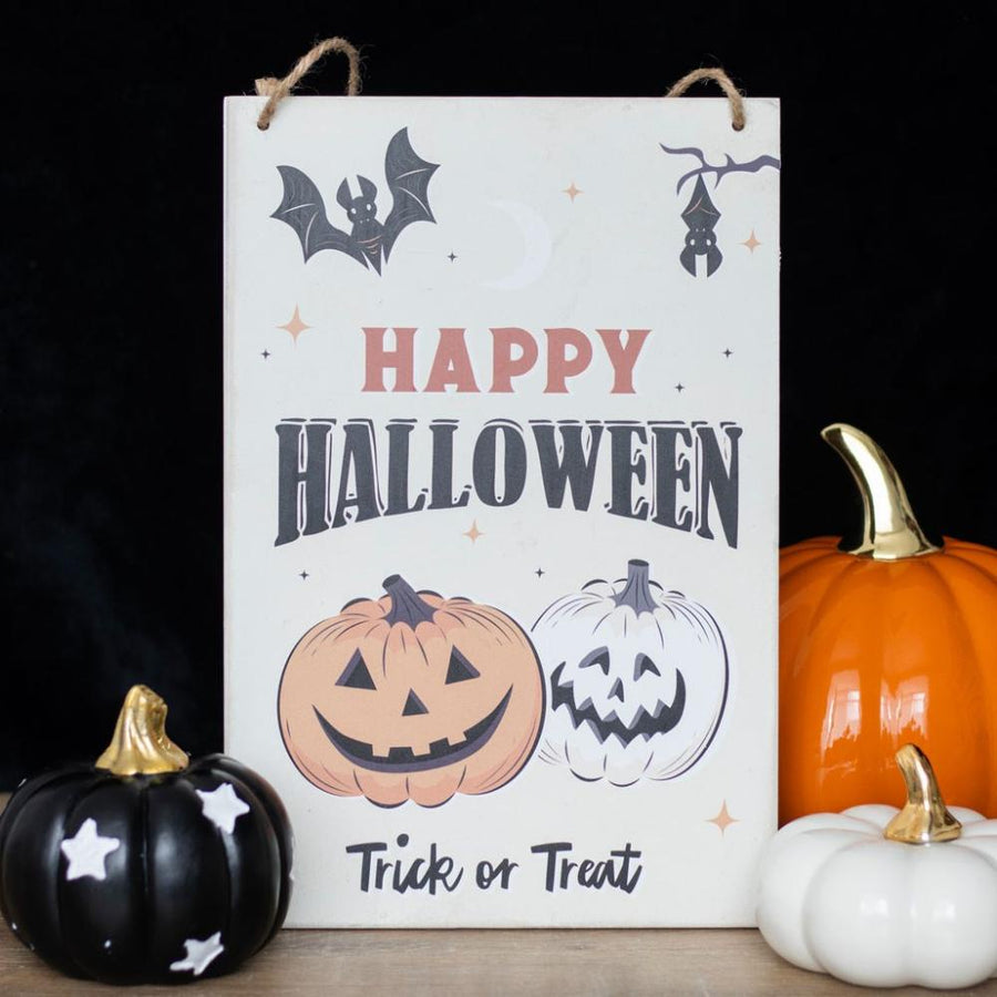 Sign Happy Halloween Pumpkin 30 cm | Carpe Diem With Remi