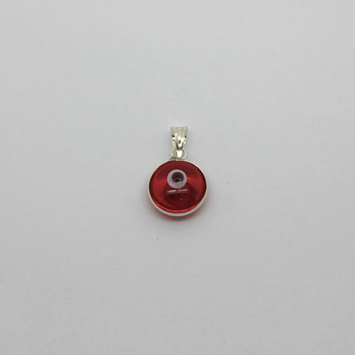 Pendant Evil Eye Red Transparent