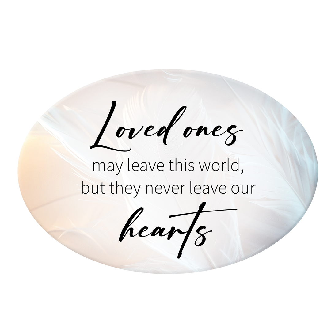 Plaque Loved Ones Ceramic Oval 23 cm - Instore Only