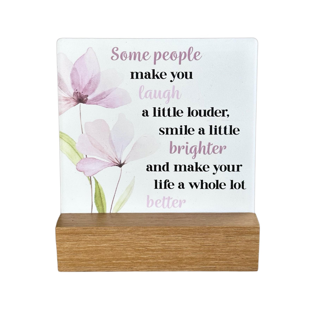 Plaque Some People Ceramic 10 cm