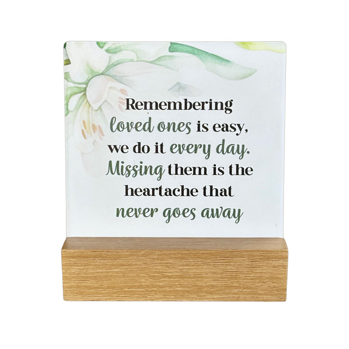 Plaque Loved Ones Memorial