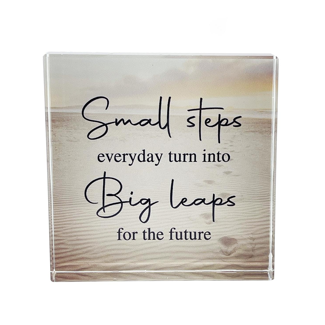 Crystal Block Small Steps 8 cm - Instore Only