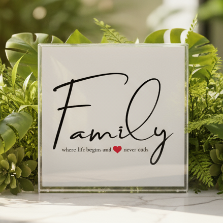 Plaque Memorial Family