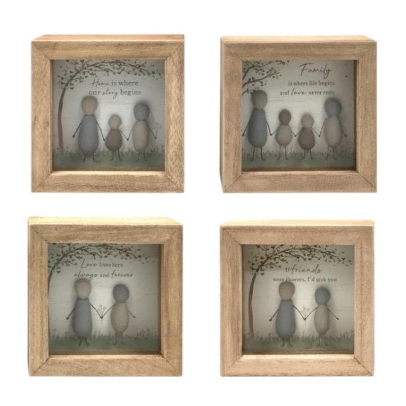 Plaque Stone People 12 cm | Carpe Diem With Remi