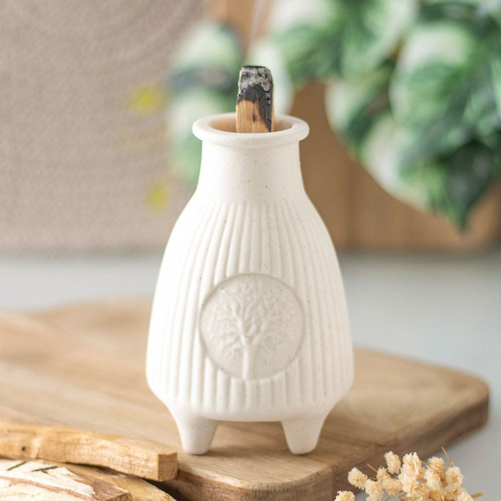 Burner Cream Ceramic for Palo Santo