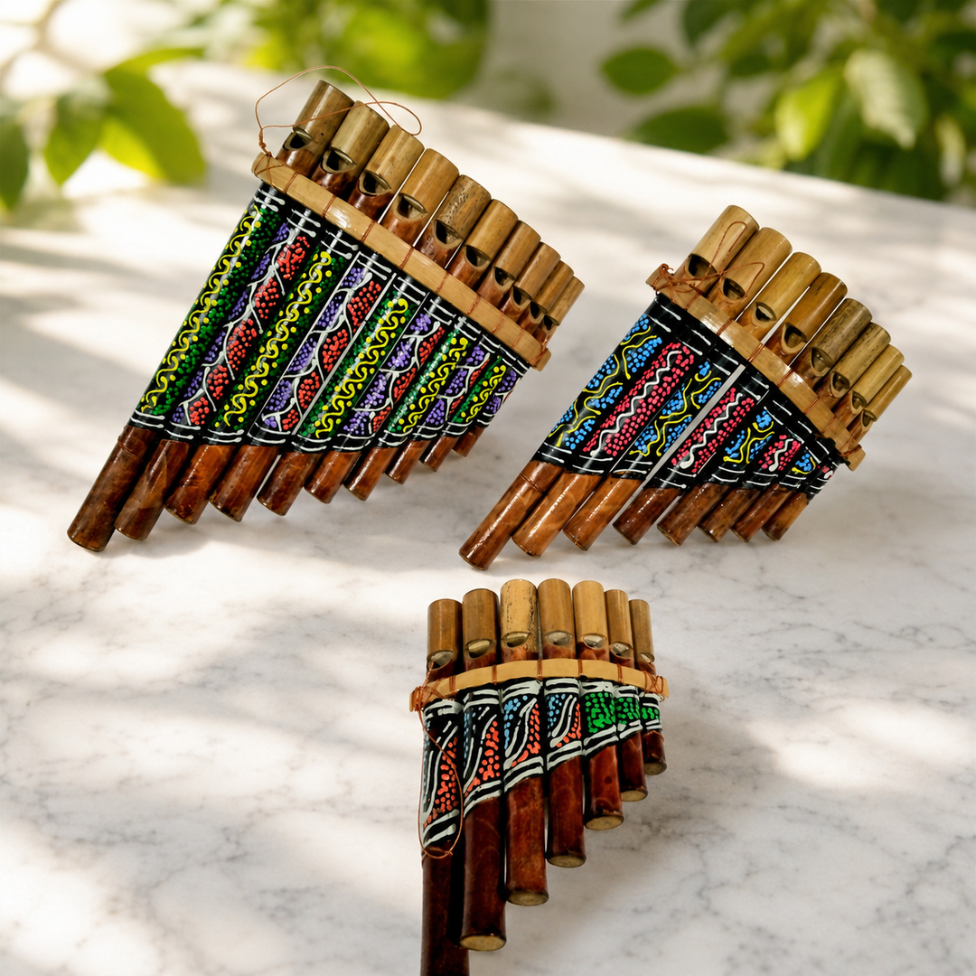 Pan Pipes Dot Painted - Instore Only