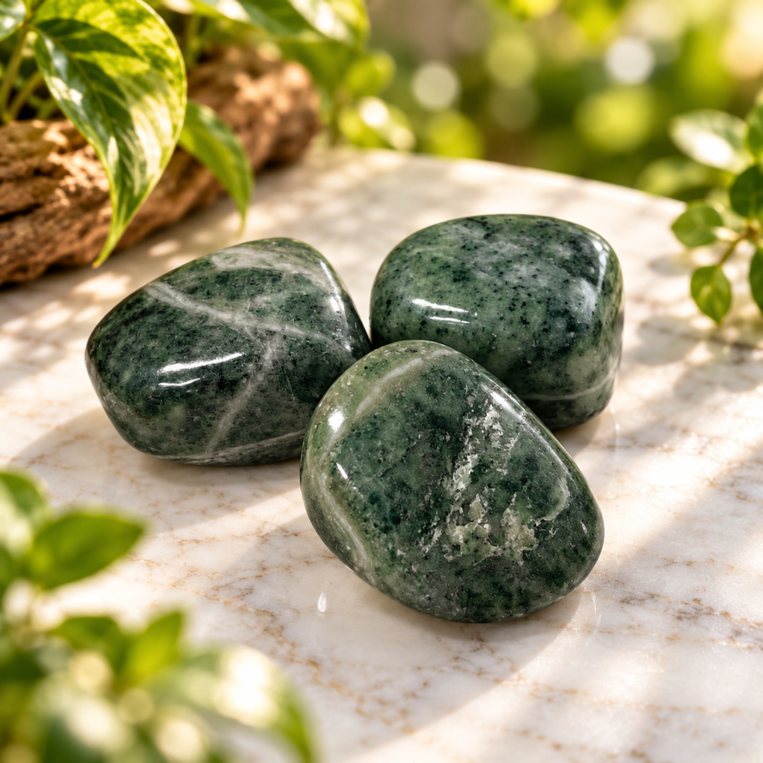 Jade Nephrite Tumble - Good Luck