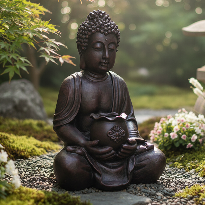 Buddha Pot Holder Rulai 60 cm IN STORE ONLY