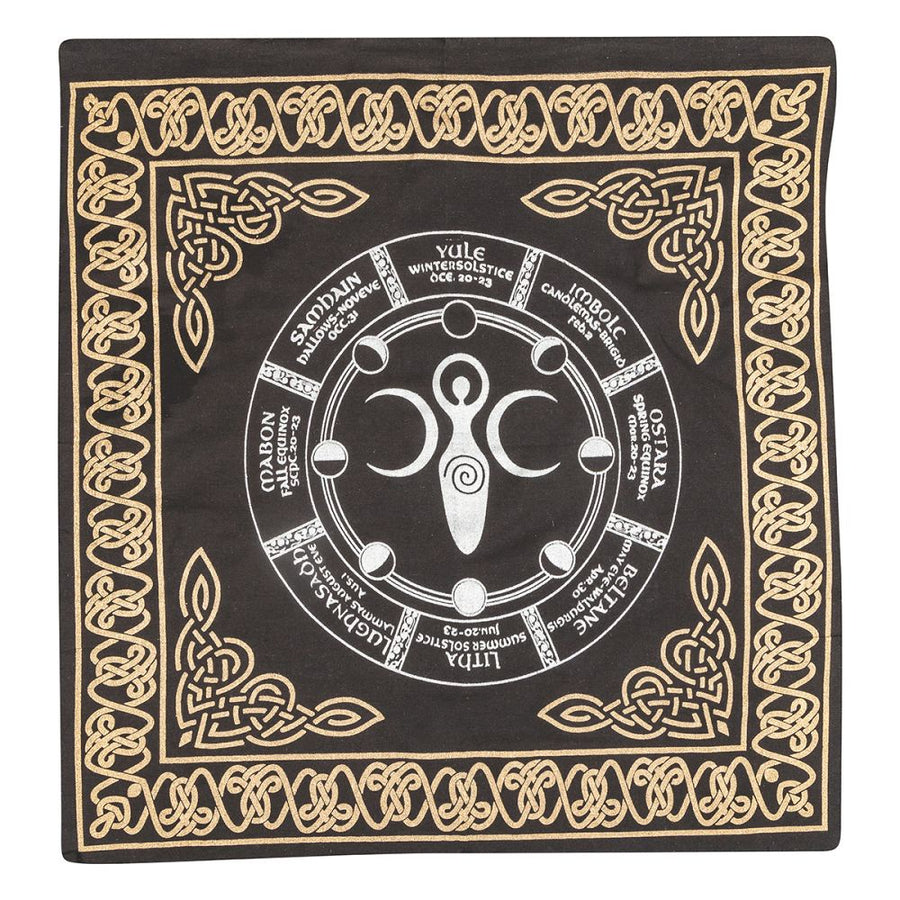 Altar Cloth Flower of Life Tie Dye 170 cm | Carpe Diem With Remi