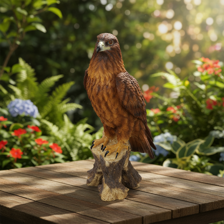 Eagle on Stump Statue 41 cm IN STORE ONLY
