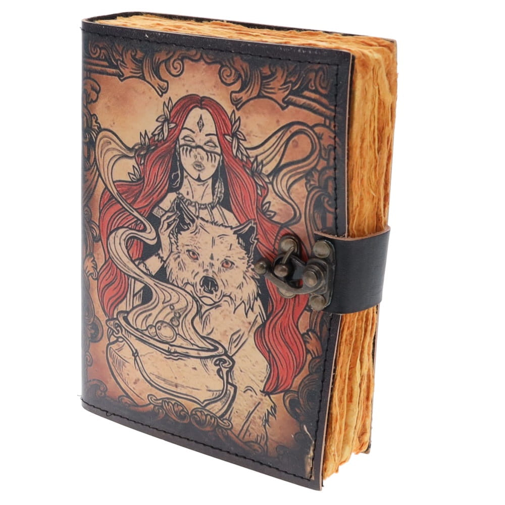 Journal Witch Wolf Cauldron 17 cm
