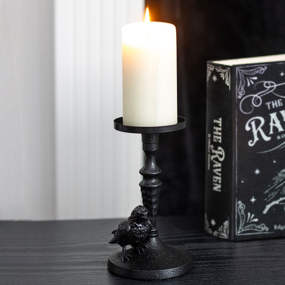 Candle Holder Mystic Raven