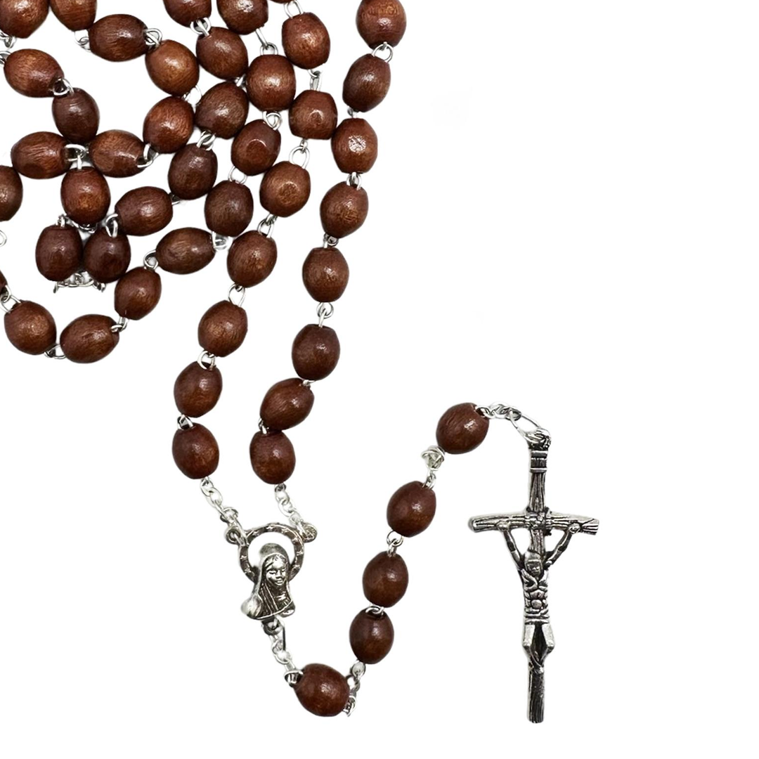 Rosary Seven Decades Franciscan Wood 6mm