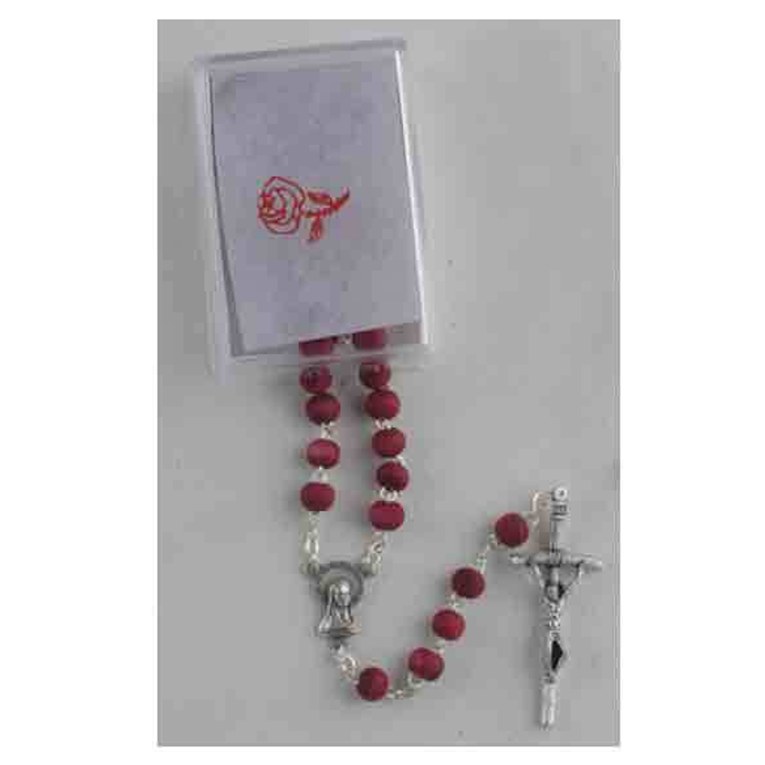 Rosary Beads Olive Wood 5mm Rose Scented