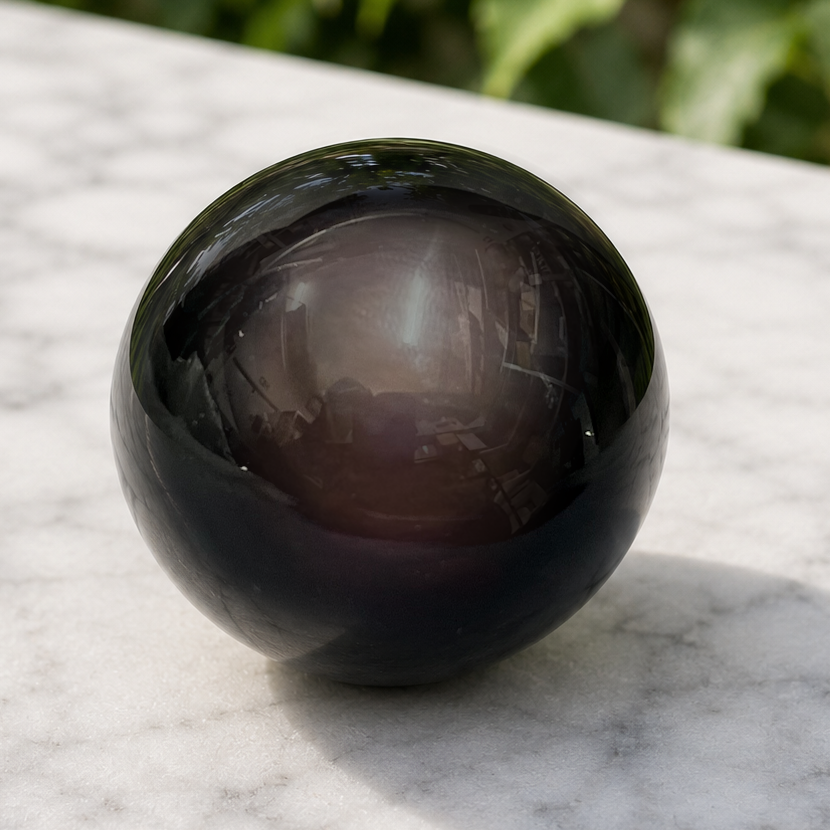 Sphere Rainbow Eye Obsidian 4.1 cm