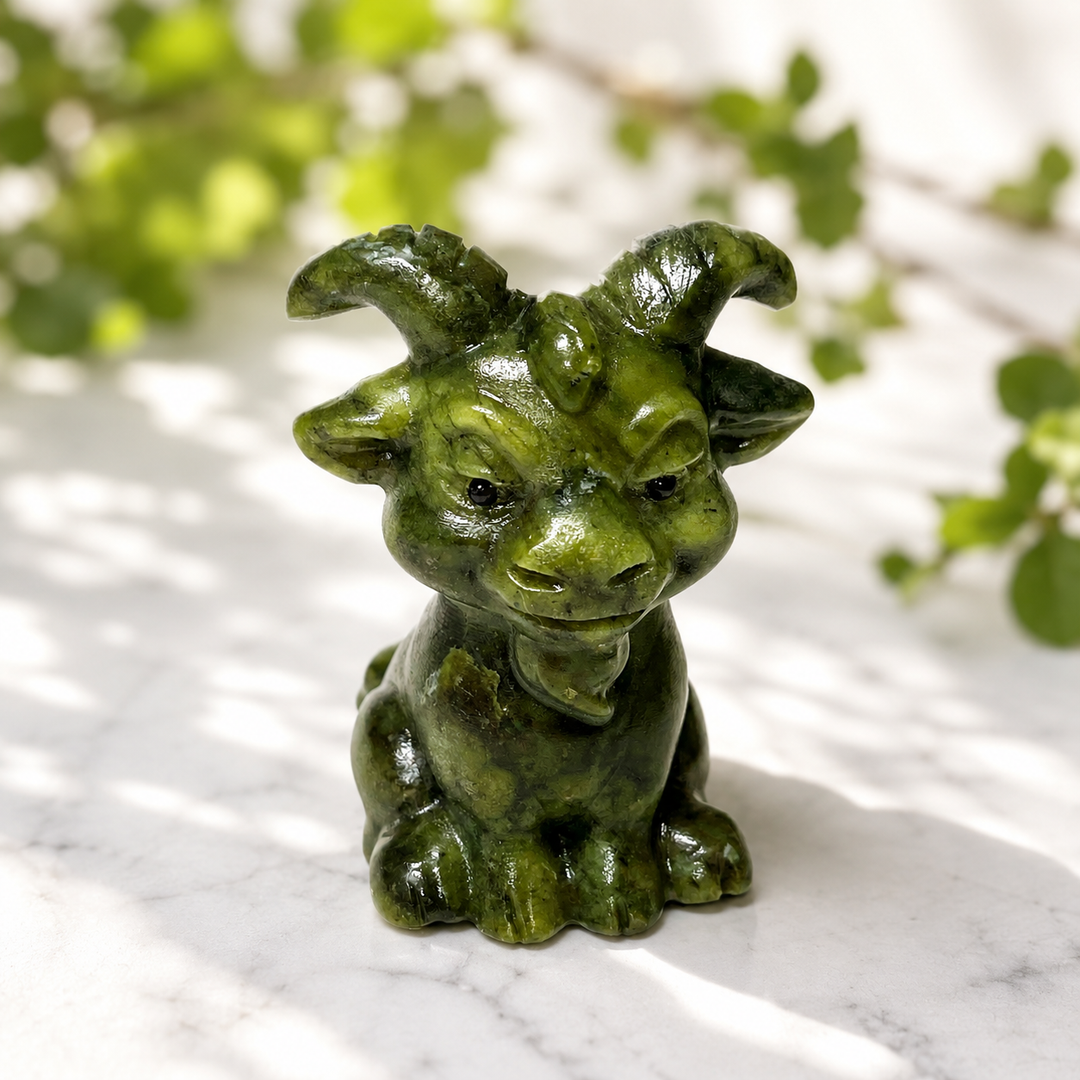 Ram Crystal Carving Matte Finish 7.6 cm