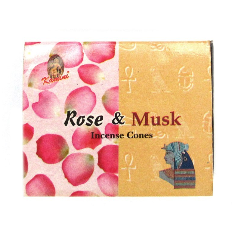 Kamini Rose Musk Incense Cones