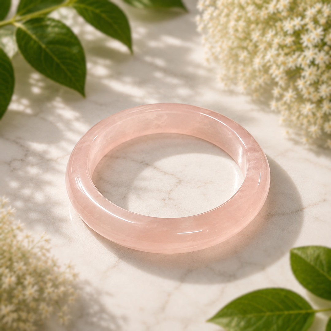 Bangle Rose Quartz - Instore Only