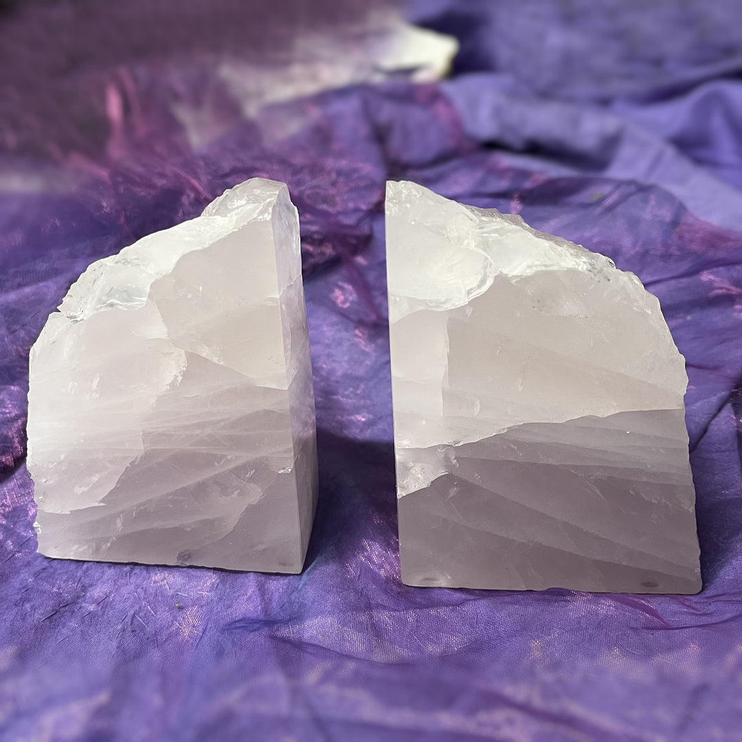 Bookend Rose Quartz Raw 11.7 cm