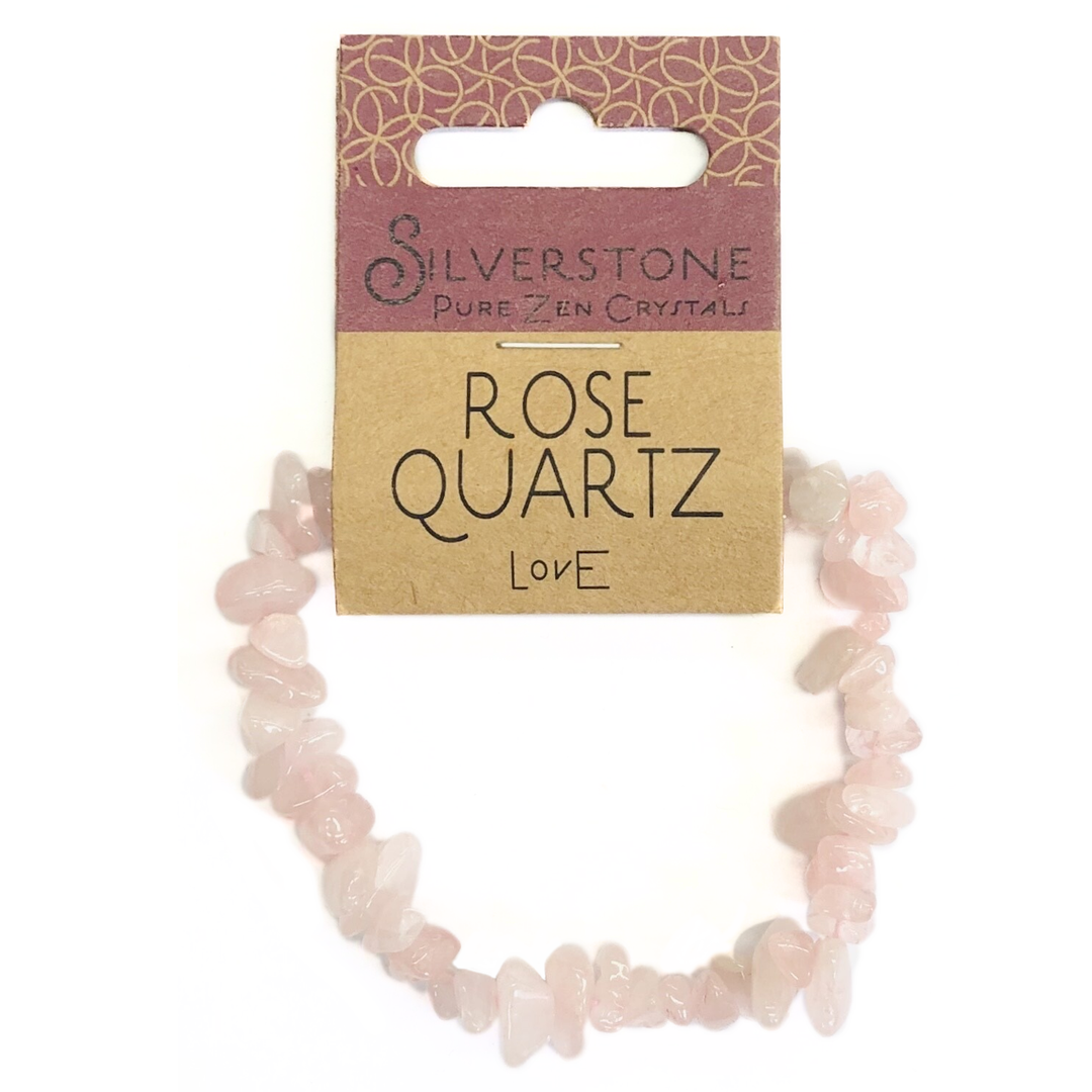 Bracelet Rose Quartz Chip