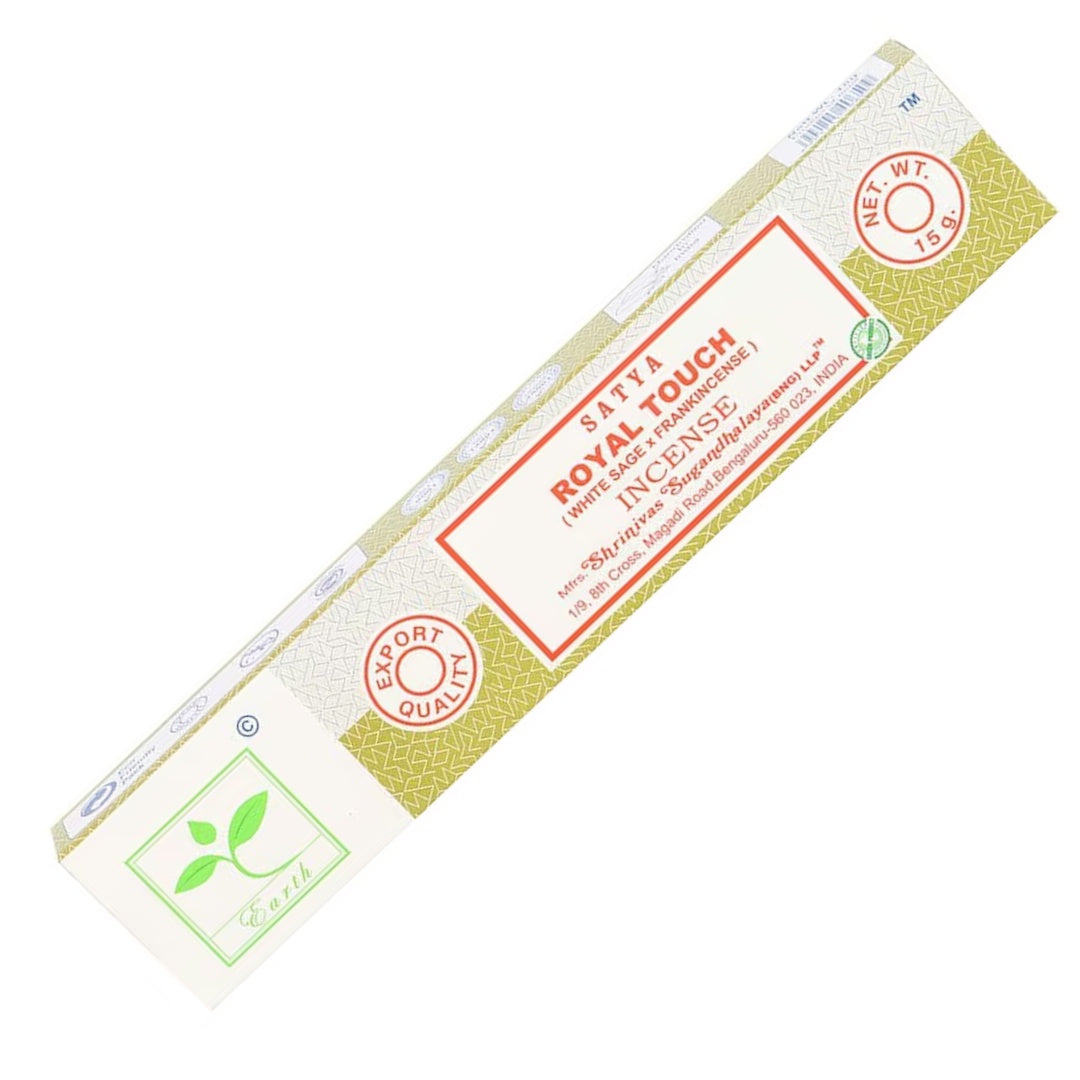 Satya Royal Touch White Sage and Frankincense Incense 15g