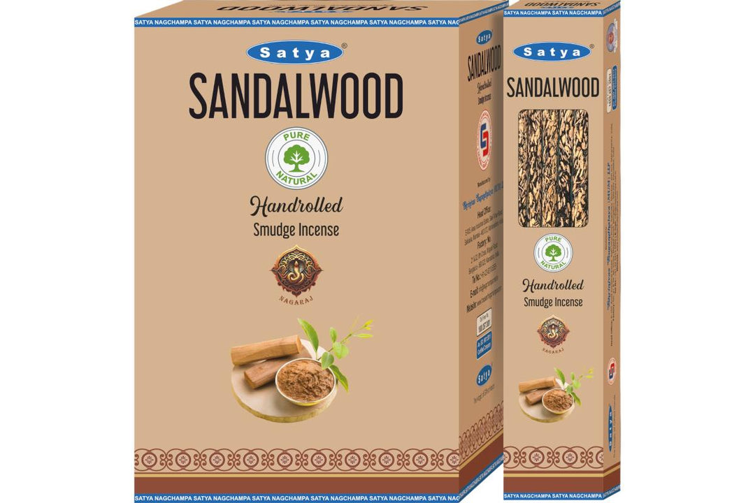 Satya Smudge Sandalwood Incense Thick