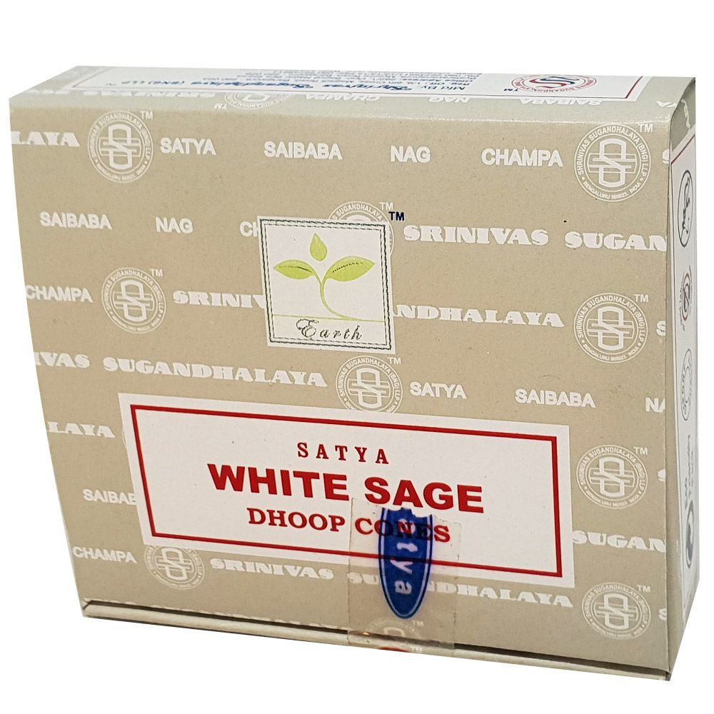 Satya White Sage Dhoop Cones