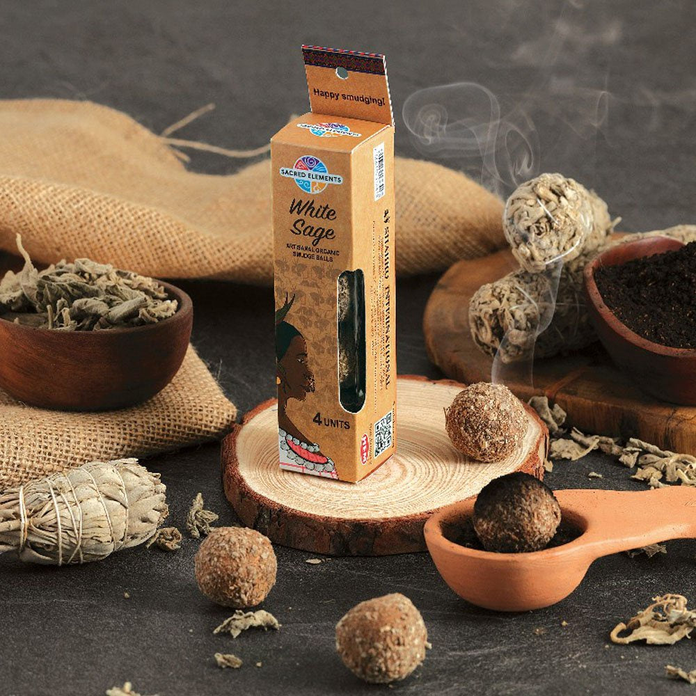Sacred  Elements White Sage Smudge Balls