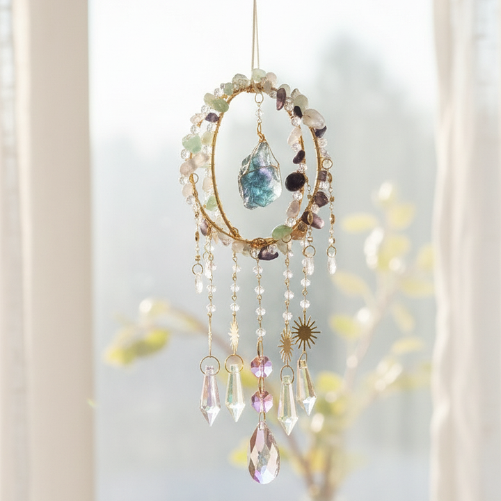 Suncatcher Fluorite Hanging 45 cm