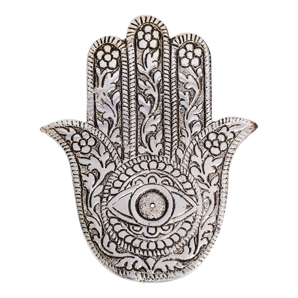 Incense Burner Hamsa Hand 13 cm
