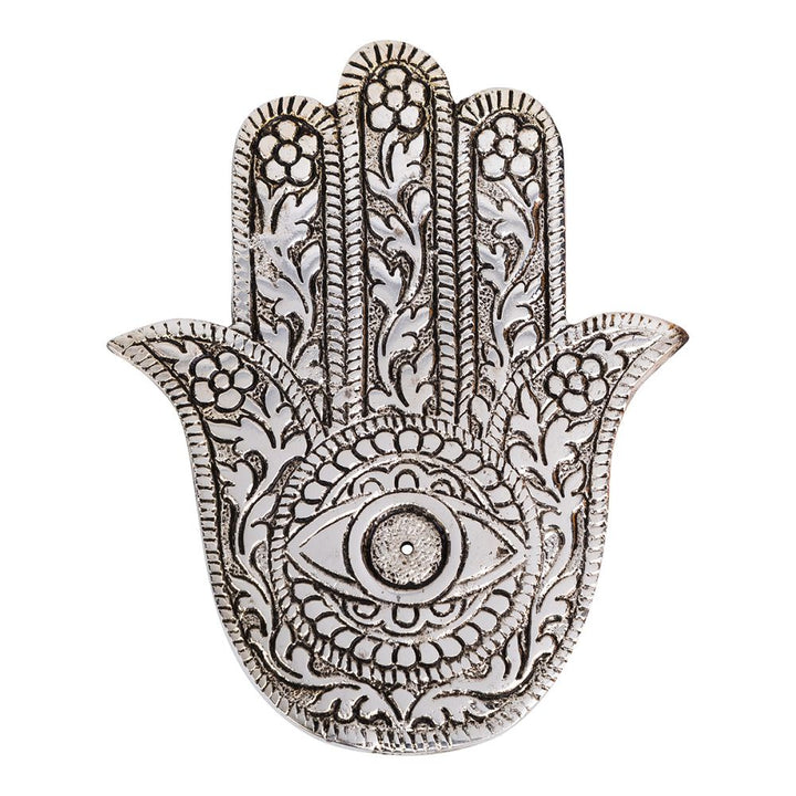 Incense Burner Hamsa Hand 13 cm