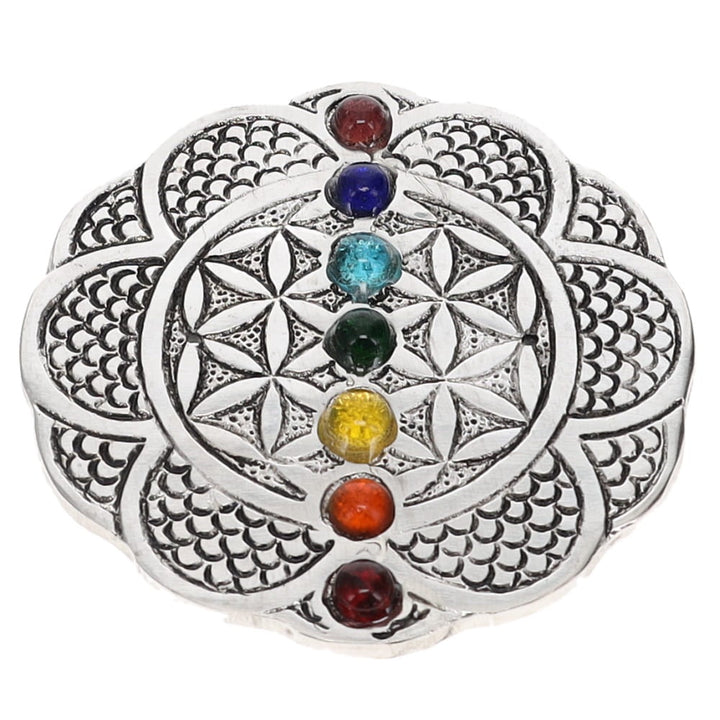 Incense Holder Flower of Life Chakra 9 cm