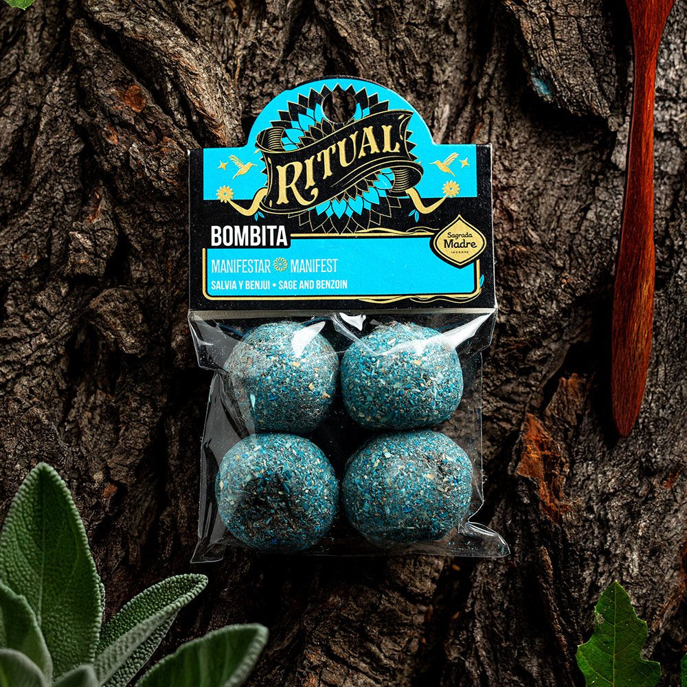 Sagrada Madre Smudge Bomb Manifest Ritual 4 Pce