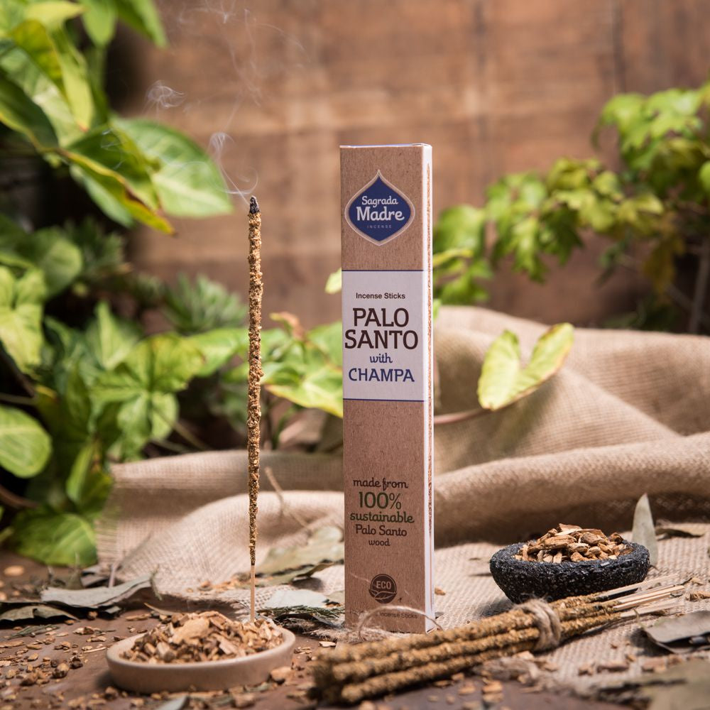 Palo Santo and Champa Sagrada Madre Natural Incense 8 Sticks