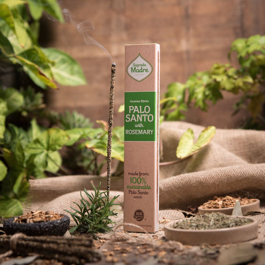 Palo Santo and Rosemary Sagrada Madre Natural Incense 8 Sticks | Carpe Diem With Remi