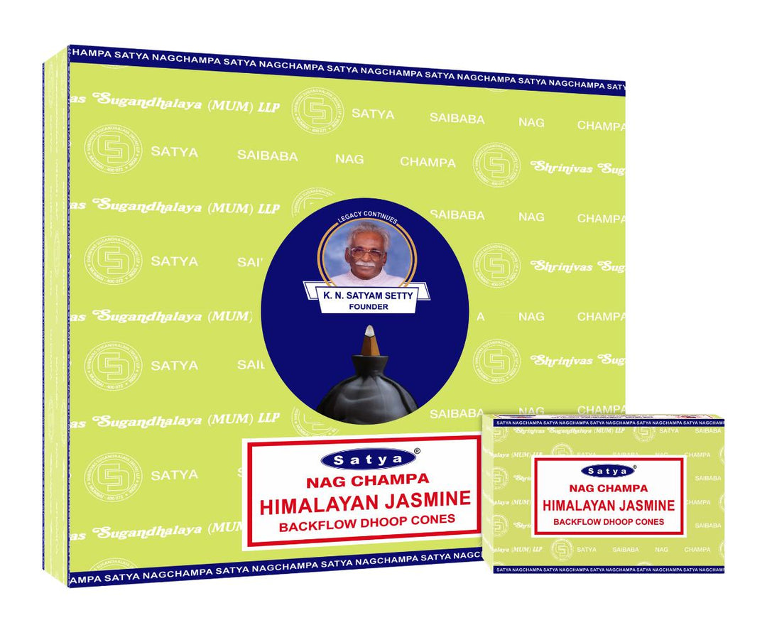 Satya Himalayan Jasmine Backflow Cones