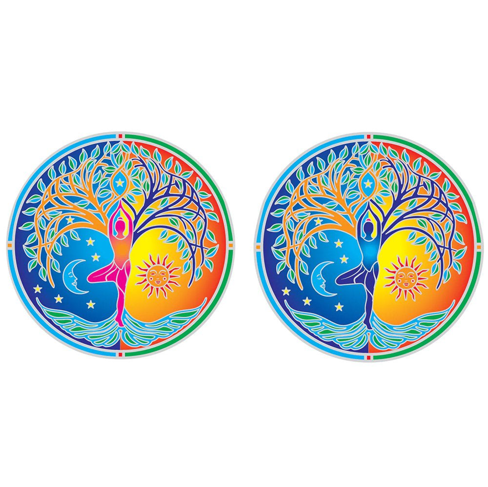 Sunlight Celestial Tree of Life Sticker Decal