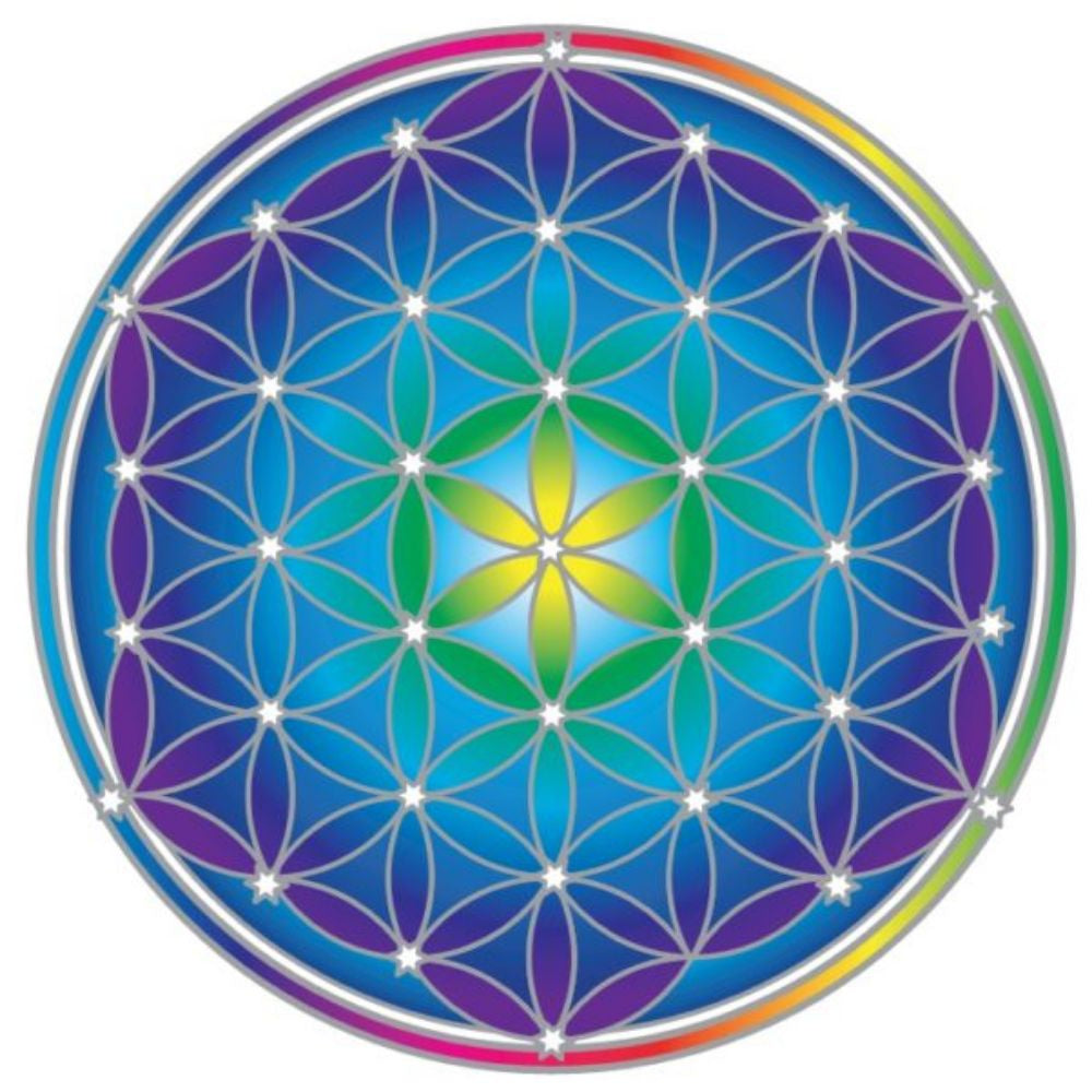Sticker Sunseal Flower of Life