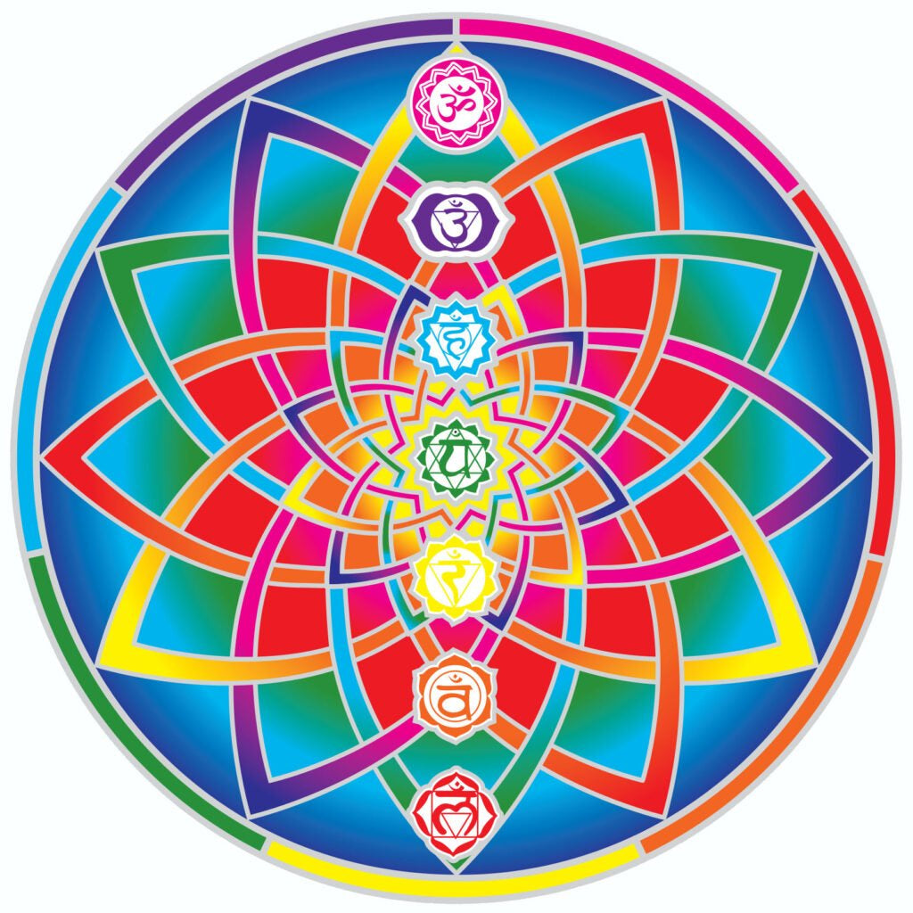 Sticker Sunseal Cosmic Chakra Mandala