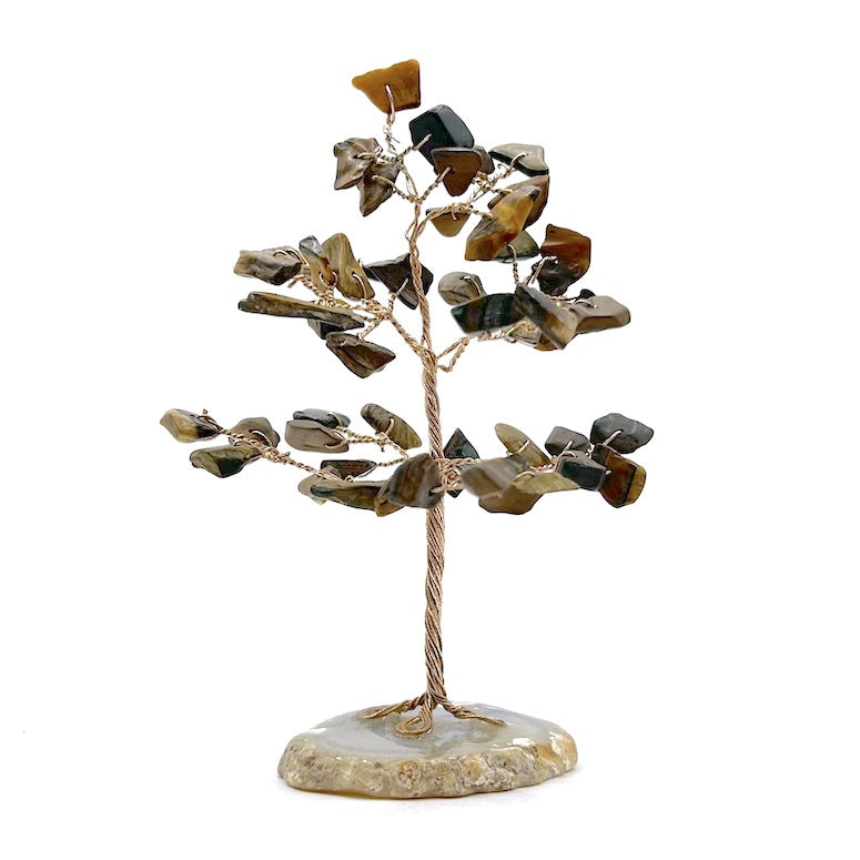 Crystal Tree Tiger Eye Orgonite Base 50 Chip