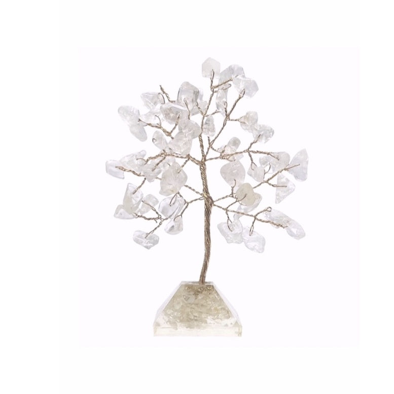 Crystal Tree Clear Quartz Orgonite Base 50 Chip