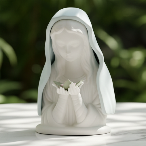 Statue Blue Madonna 19 cm