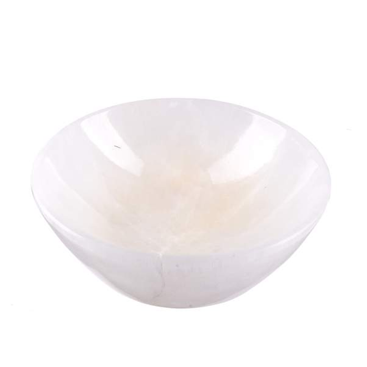 Bowl Selenite Round 15cm - Instore Only