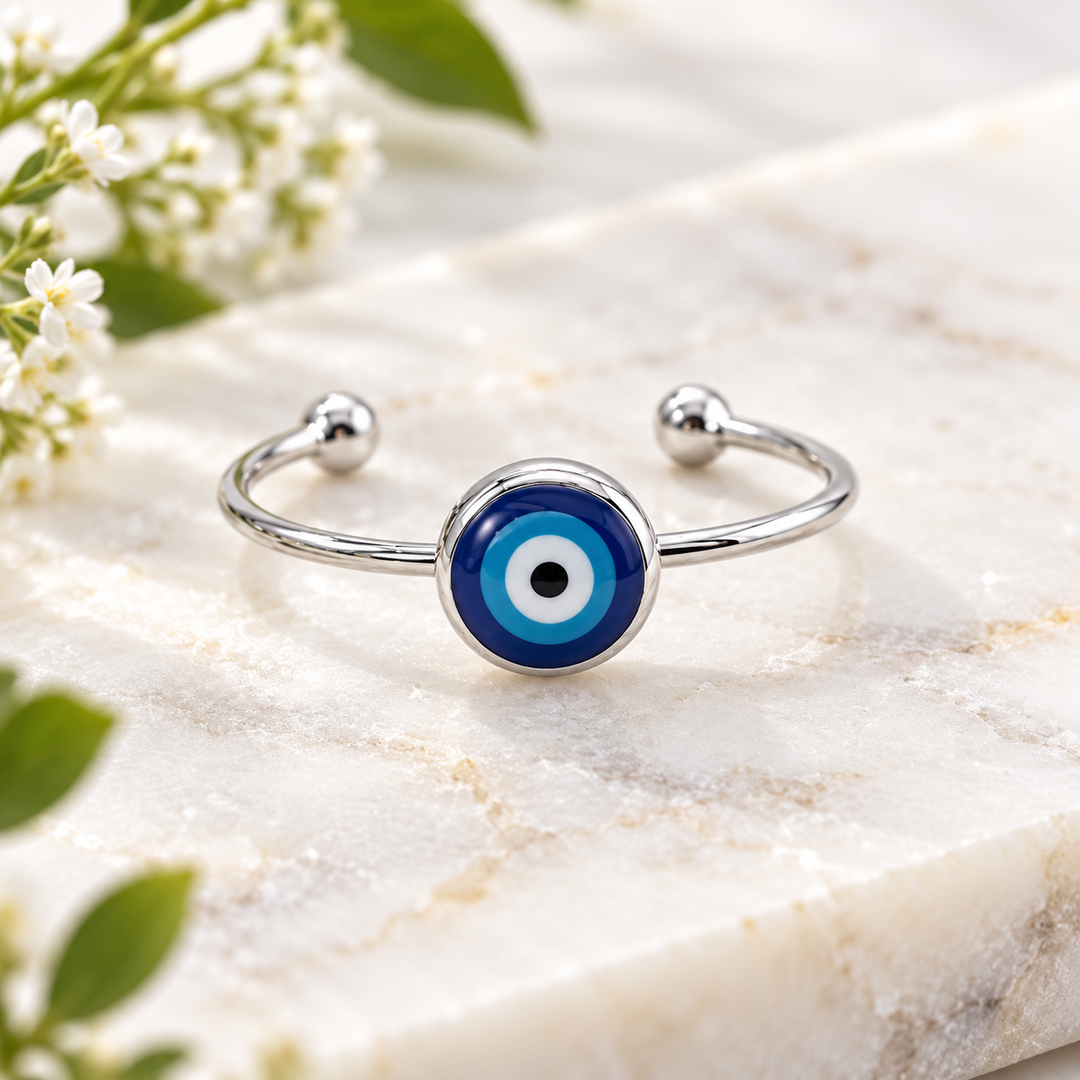 Ring Evil Eye Adjustable | Carpe Diem With Remi
