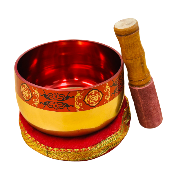 Singing Bowl Brass Root Chakra Red | Carpe Diem with Remi