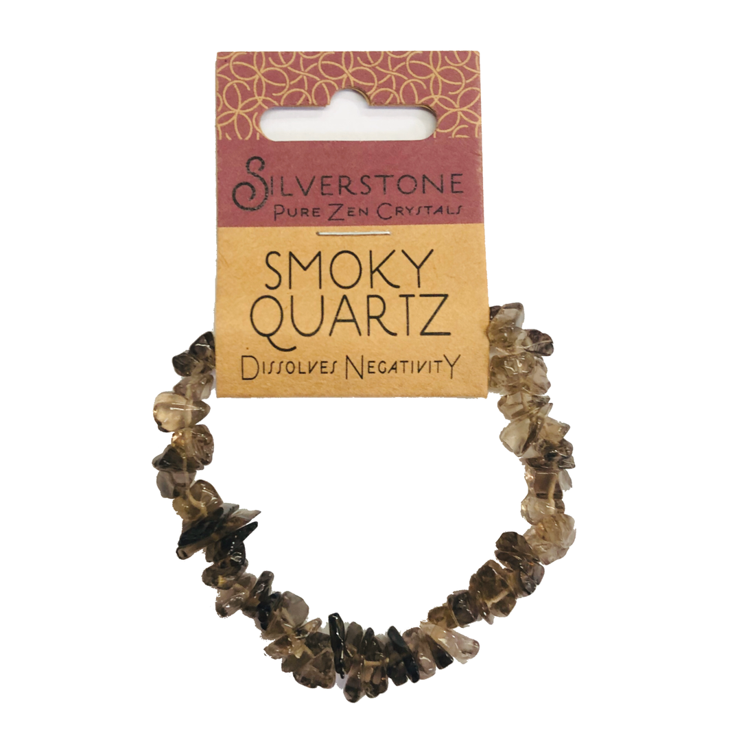 Bracelet Smokey Quartz Chip