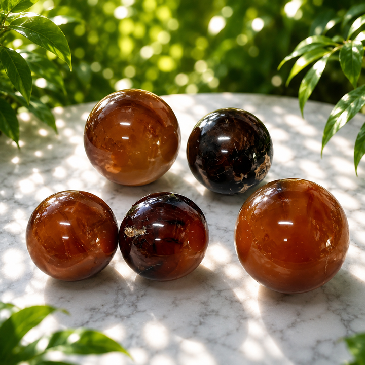 Sphere Carnelian Assorted Sizes