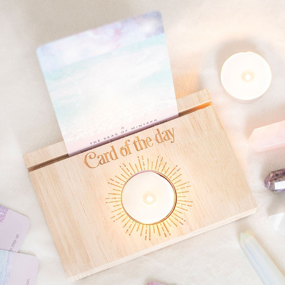 Tarot Stand Card of the Day Tealight Holder