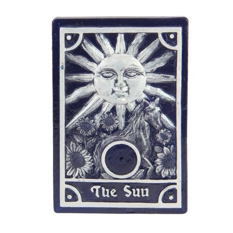 Incense Holder Sun and Moon 14 cm